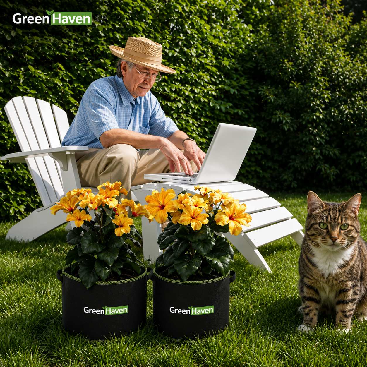 GreenHaven Fabric Grow Bags — Breathable Pots for Vegetables, Herbs & Flowers